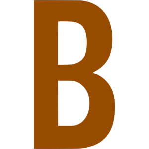 Letter B PNG