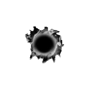 bullet shot hole PNG image