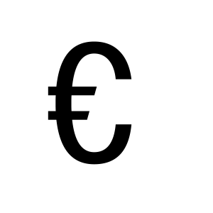 Euro sign PNG