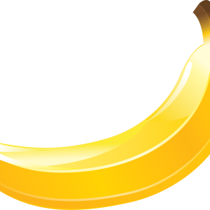 yellow banana PNG image