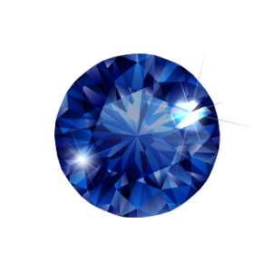 Sapphire gem PNG