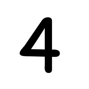 Number 4 PNG