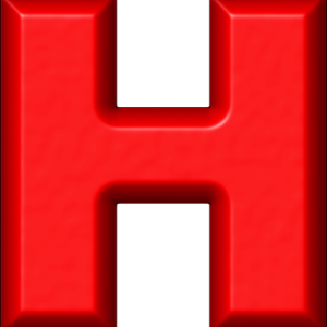 Letter H PNG