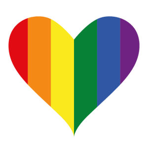 LGBT heart PNG