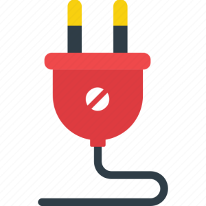 Power electric plug PNG