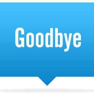 Goodbye PNG transparent