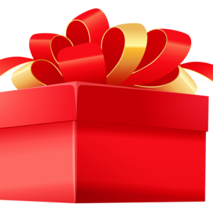 Red gift box PNG