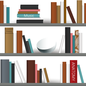 Bookshelf, bookcase PNG