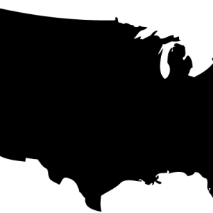 USA map PNG