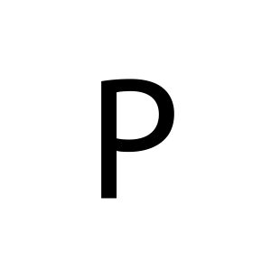 Letter P PNG