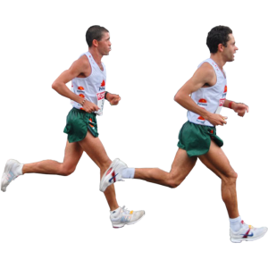 Running men PNG image