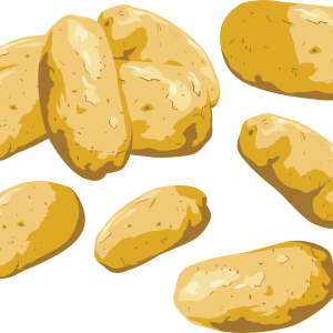 Yellow potatoes png images