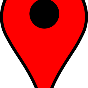 Google Maps pin PNG red transparent