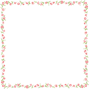 Floral frame PNG