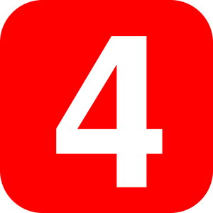 Number 4 PNG
