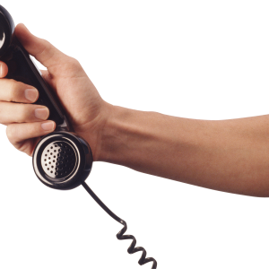 Phone in hand PNG