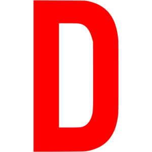 letter D PNG