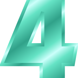 Number 4 PNG