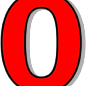number 0 PNG