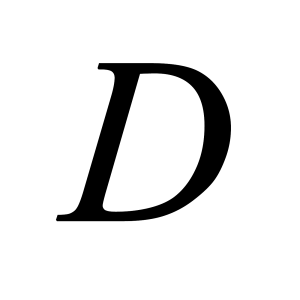 letter D PNG