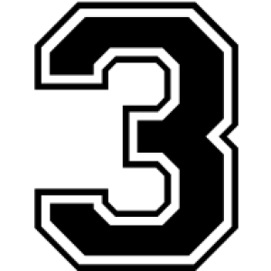 Number 3 PNG