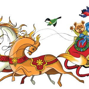 Santa sleigh PNG