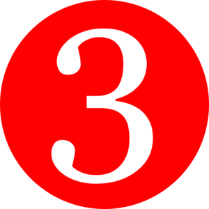 Number 3 PNG