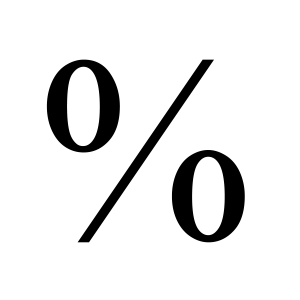 black percent PNG