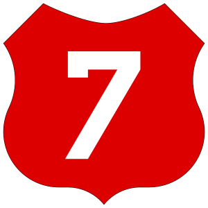 number 7 PNG
