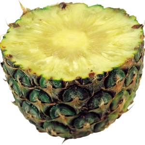 Half pineapple PNG image