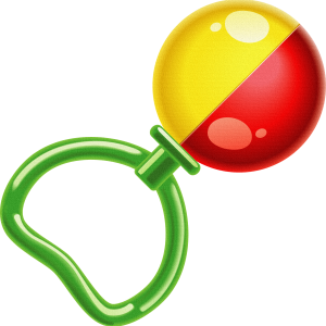Baby rattle PNG