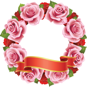 Floral frame PNG