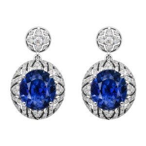 Diamond earrings PNG image