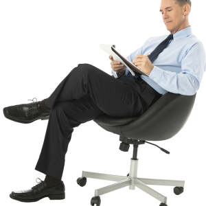 Sitting man PNG
