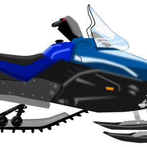 Snowmobile PNG image