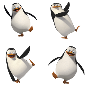 Madagascar penguins PNG