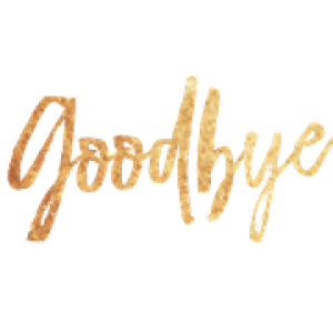 Goodbye PNG transparent
