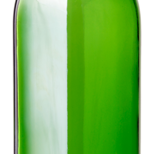 Glass green bottle PNG image