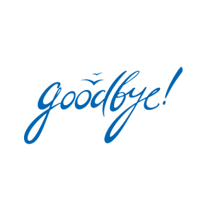Goodbye PNG transparent