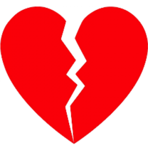 Broken heart PNG