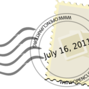 Postage stamp PNG