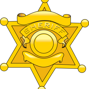 Sheriff badge PNG