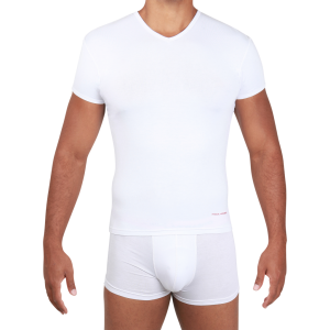 Man in whiteT-shirt PNG image