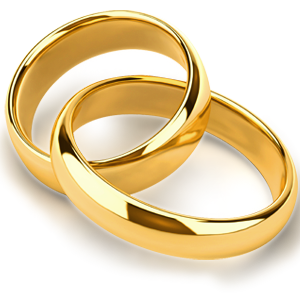 Wedding rings PNG