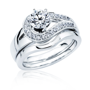 silver ring with diamond PNG