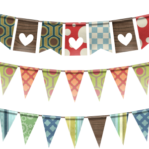 Party flags PNG