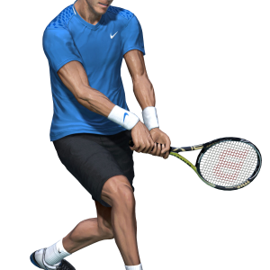Tennis player man PNG image
