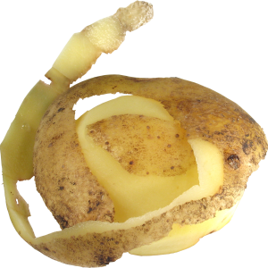 Cutted potato PNG image