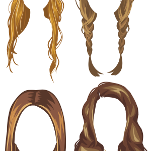 Hair wig PNG