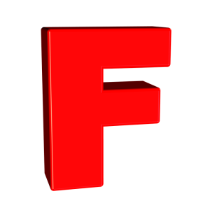 letter F PNG